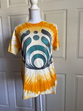 Bassnectar Yellow & White Tie-Dye Tee